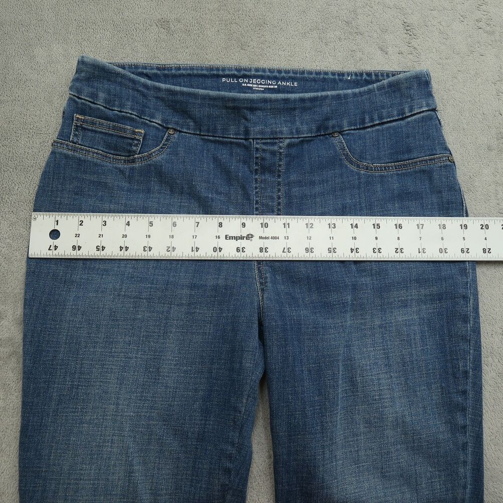 Chico's Pull On Jeans Women's Size 2R US-12R High-Rise Jegging Ankle 26" Inseam - Picture 8 of 15